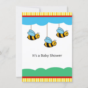 Invitation Baby shower des bourdons