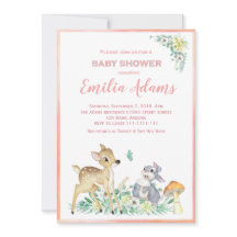 Baby shower des cerfs et amis