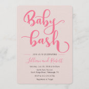 Invitation Rose Gold Baby Bash Baby Shower Des Couples Zazzle Fr