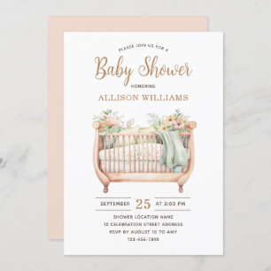 Invitation Baby shower des couples neutres selon le sexe de l
