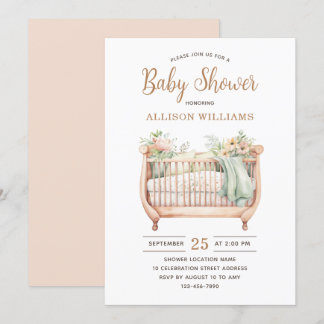 Invitation Baby shower des couples neutres selon le sexe de l