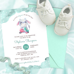 Invitation Baby shower des signes astrologiques céleste Aquar