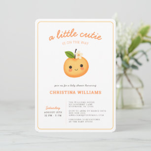 Invitation Baby shower d'été neutre pour les femmes