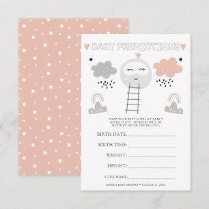 Invitation Baby shower Devant Jeu I Pathway to the Moon