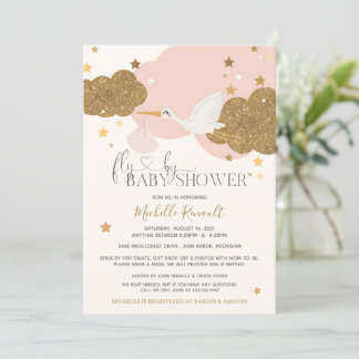 Invitation Baby shower d'expédition spécial par la poste et p