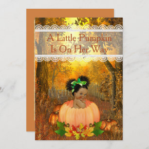 Invitation Baby shower d'Halloween