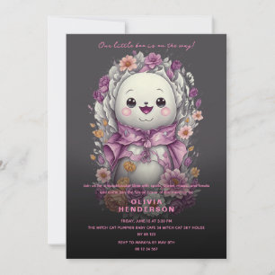 Invitation Baby shower d'Halloween de Little Boo