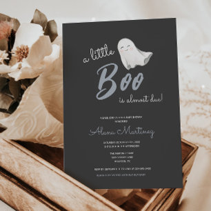 Invitation Baby shower d'Halloween de Little Boo  