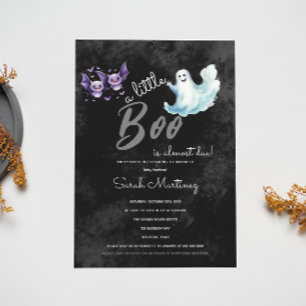Invitation Baby shower d'Halloween de Little Boo