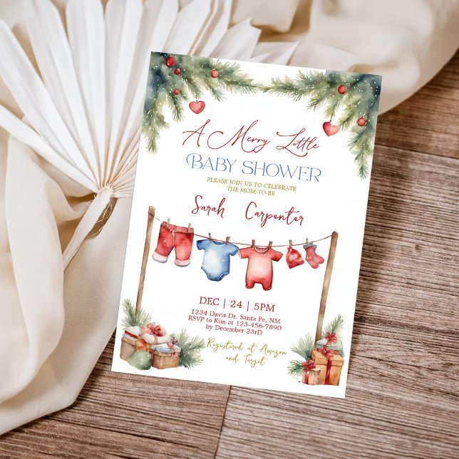 Invitation Baby shower d'hiver (Créateur téléchargé)