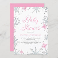 Baby shower d'hiver de Parties scintillant de Snow