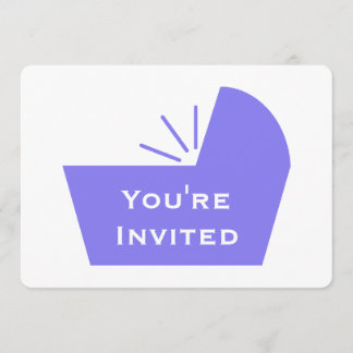 Invitation Baby shower d'icône de huche