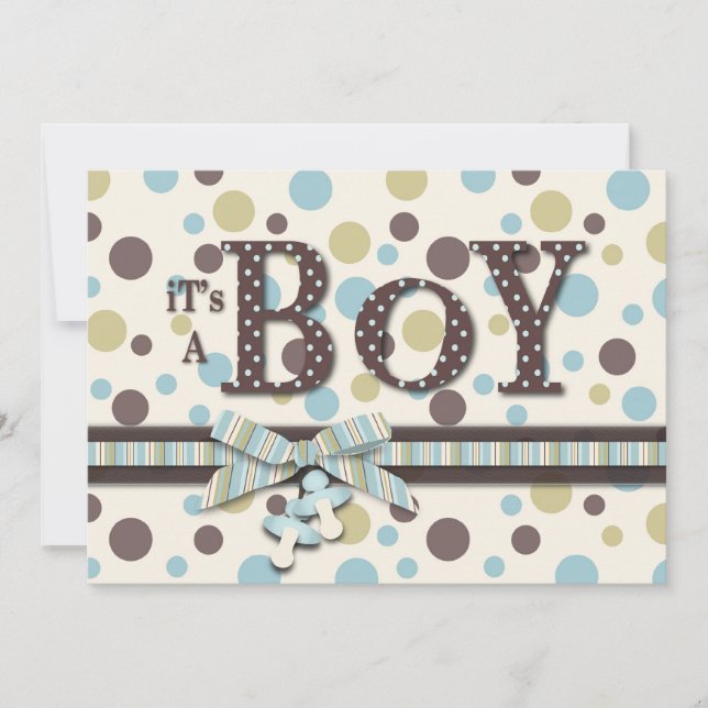 Invitation Baby shower d'impression numérique et d'affichage  (Devant)