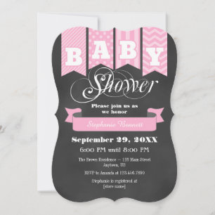 Invitation Baby shower d'indicateur de tableau de