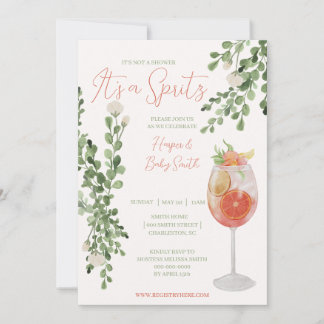 Invitation Baby shower d'invitation/Sprinkle/Spritz