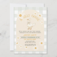 Baby shower d'oie verte de marmite généralement ne
