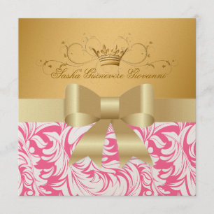 Invitation baby shower d'or de 311-Lavishly
