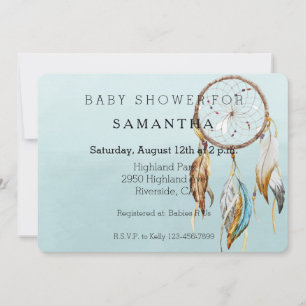Invitation Baby shower Dream Catcher