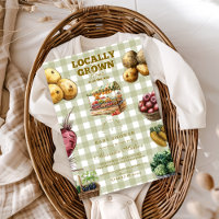 Baby shower du marché des agriculteurs verts