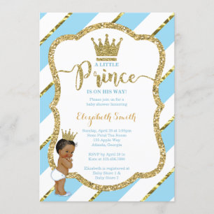 Invitation Baby shower du Petit Prince, Faux Parti