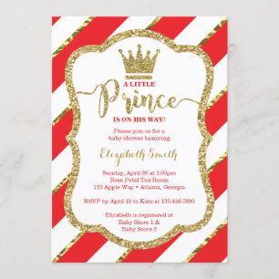 Invitation Baby shower du Petit Prince, Faux Parti