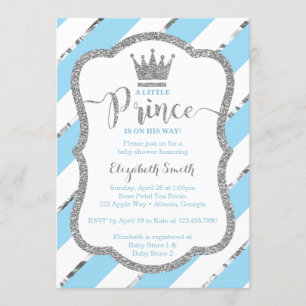 Invitation Baby shower du Petit Prince, Faux Parti