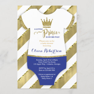 Invitation Baby shower du Petit Prince, Faux Parti