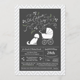 Invitation Baby shower du roi Charles d'Espagne