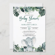 Baby shower éléphant garçon neutre selon le sexe