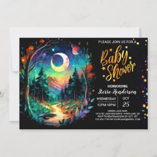 Invitation Baby shower enchanté Pastel Grove