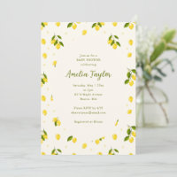 Baby Shower Été Fruit Citron Clair
