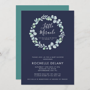 Invitation Baby shower Ethereal Eucalyptus