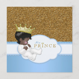 Invitation Baby shower ethnique de Sweet Prince