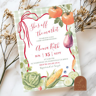 Invitation Baby Shower Fantaisiste Bandes Vertes Produits Loc