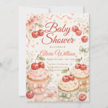 Baby Shower Fantaisiste Cerise