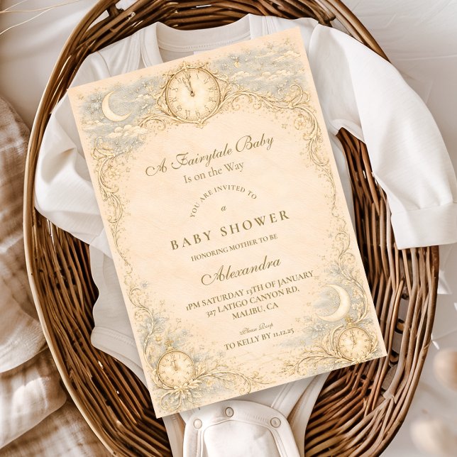Invitation Baby Shower Fantaisiste Héritage (Créateur téléchargé)