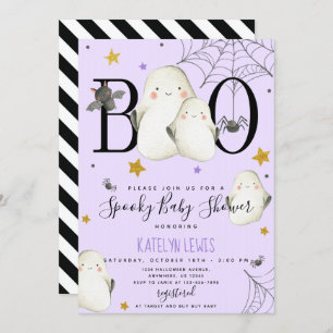 Invitation Baby shower fantôme