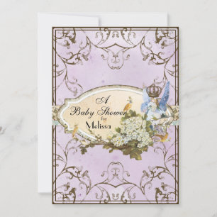 Invitation baby shower - Féerie enchantée Princess