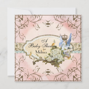 Invitation baby shower - Féerie enchantée Princess