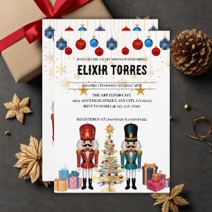 Invitation Baby shower Festif Nutcracker Ornaments
