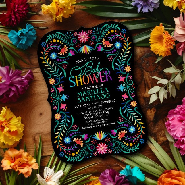 Invitation Baby shower Fiesta (Créateur téléchargé)