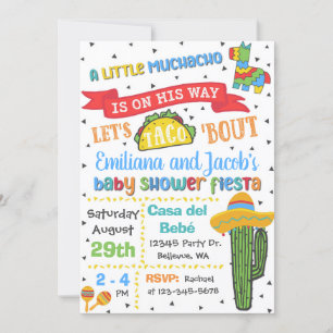 Invitation Baby shower Fiesta