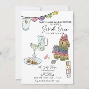 Invitation Baby shower Fiesta