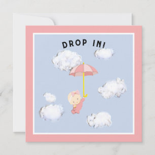 Invitation Baby Shower Fille