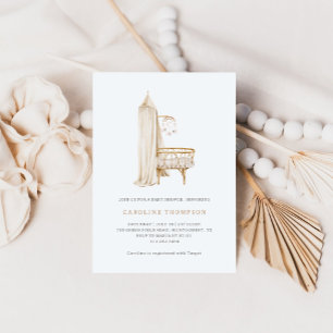 Invitation Baby Shower Fille ou Garçon Thème Bohème