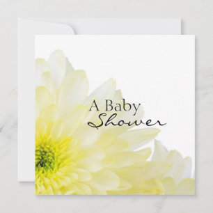 Invitation Baby Shower Fleur