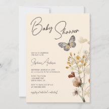 Baby shower fleur sauvage Boho