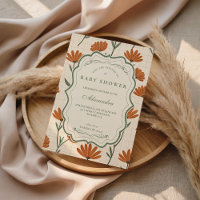 Baby Shower Fleur Sauvage Chaude
