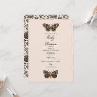 Baby shower Fleur sauvage de la teigne de Bohême m