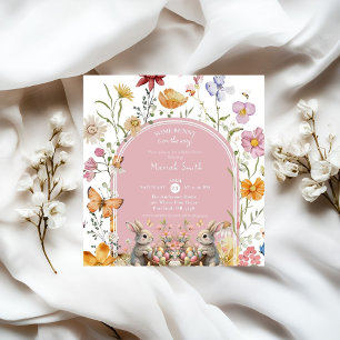 Invitation Baby shower Fleur sauvage de Pâques de YouTube